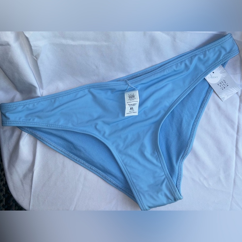 NWT - Full Tilt Baby Blue Bikini Bottoms